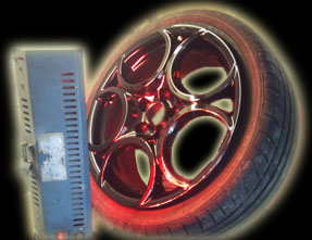 Alfa romeo alloy wheel refurbishment